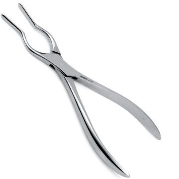 Mcgee Crimper/Wire Closure Forceps, Short 3.0 Mm Jaws, Angled Slightly Downward, 2 3/4" (72.0 Mm) Shaft, 5 1/4" (13.5 Cm)
